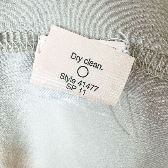 J. Crew Women’s Hideaway Gray Dress Silk Panel Short Sleeve Scoopneck Size Small - Picture 8 of 9